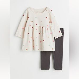 Set of 2 items- dress and leggings